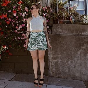 Femfetti leaf skirt